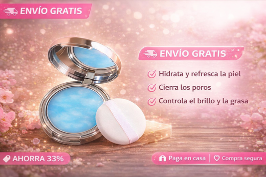 Candy Bella™ – Polvo Compacto Control de Grasa